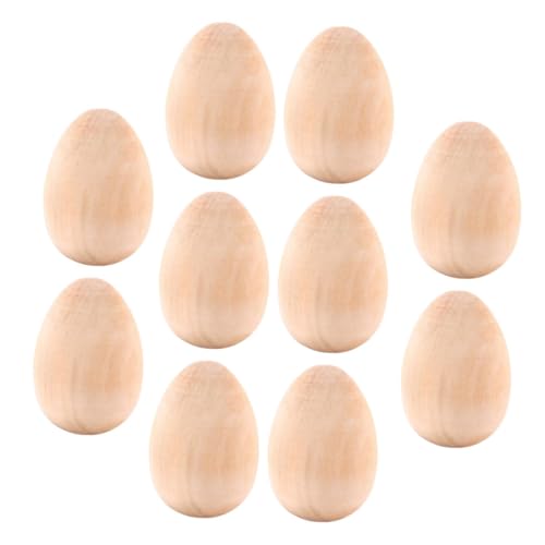 WEKAMOS 10 Stück Teiliges Holz eier zum Bemalen Frühlings Deko Holz eier Modell Stabile Blanke Holzeier für DIY Basteln Kindersichere Natürliche Holzmaterialien Frühlings party Dekoration WEKAMOS 10 Stück Teiliges Holz eier zum Bemalen Frühlings Deko Holz eier Modell Stabile Blanke Holzeier für DIY Basteln Kindersichere Natürliche Holzmaterialien Frühlings party Dekoration von WEKAMOS