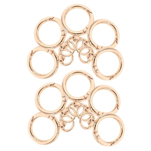 WEKAMOS 10 Stück Teiliges Karabinerhaken mit Drehgelenk aus Langlebiger Legierung Robuster O Ring Schnappverschluss Stilvoller Schlüsselclip für Taschen Schlüsselanhänger und DIY Zubehör WEKAMOS 10 Stück Teiliges Karabinerhaken mit Drehgelenk aus Langlebiger Legierung Robuster O Ring Schnappverschluss Stilvoller Schlüsselclip für Taschen Schlüsselanhänger und DIY Zubehör von WEKAMOS