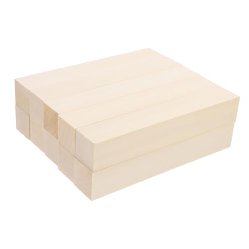 WEKAMOS 10 Stück Teiliges Lindenholz Schnitzset für Anfänger Unbehandelte Holzblöcke zum Schnitzen Basteln und Malen Vielseitige DIY Holzrohlinge für Kreative Projekte WEKAMOS 10 Stück Teiliges Lindenholz Schnitzset für Anfänger Unbehandelte Holzblöcke zum Schnitzen Basteln und Malen Vielseitige DIY Holzrohlinge für Kreative Projekte von WEKAMOS