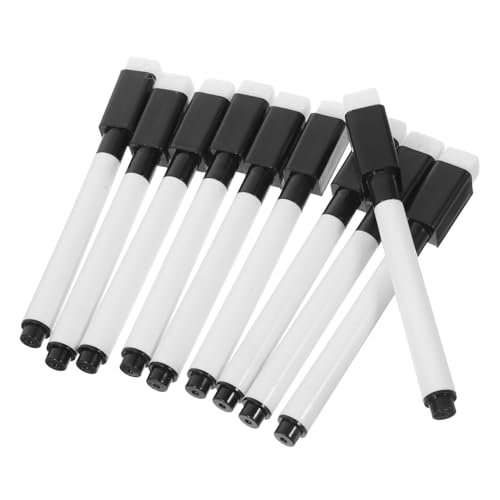 WEKAMOS 10 Stück Teiliges Magnetische Whiteboard Marker Abwischbare Stifte mit Feiner Spitze für und Kalender Einfach zu Korrigieren Verwenden von WEKAMOS