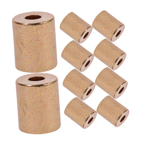 WEKAMOS 10 Stück Teiliges Metall kordelstopper für Notizbücher Langlebige Zugentlastung Einfache Befestigung Design für DIY bastelprojekte und Elastische Bänder WEKAMOS 10 Stück Teiliges Metall kordelstopper für Notizbücher Langlebige Zugentlastung Einfache Befestigung Design für DIY bastelprojekte und Elastische Bänder von WEKAMOS