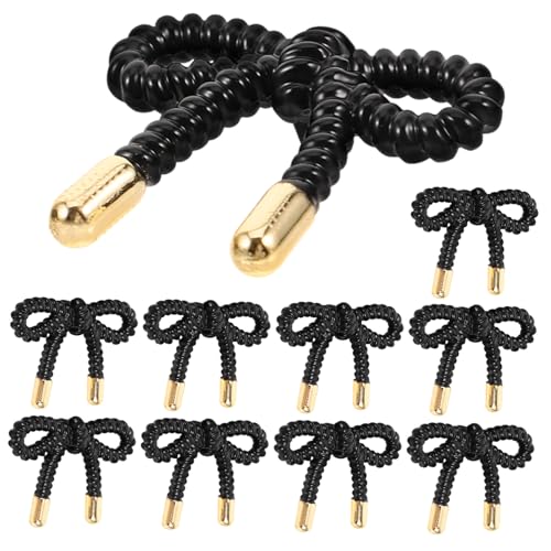 WEKAMOS 10 Stück Teiliges Metallknöpfe in Schleifenform Leichte Gold Schwarze Farbkombination Dekorative Strickjacken und Mantelknöpfe Zierknöpfe zum Annähen für Pullover und Mäntel WEKAMOS 10 Stück Teiliges Metallknöpfe in Schleifenform Leichte Gold Schwarze Farbkombination Dekorative Strickjacken und Mantelknöpfe Zierknöpfe zum Annähen für Pullover und Mäntel von WEKAMOS