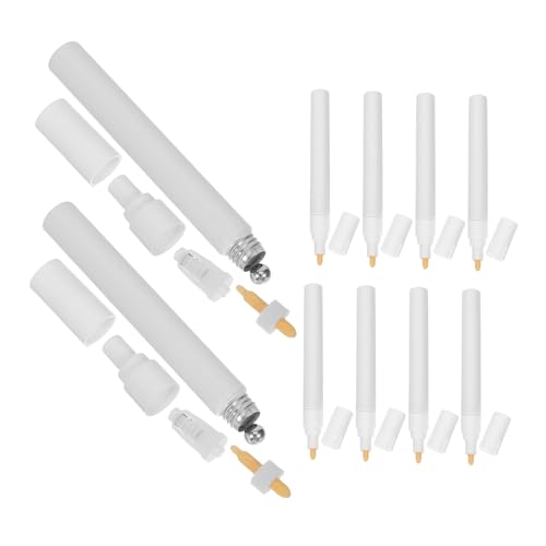 WEKAMOS 10 Stück Teiliges Nachfüllbarer Touch-up Paint Marker mit Rundem Kopf Langlebig und Handlich Kontrollierte Farbabgabe für Graffiti Papier und Diy-projekte von WEKAMOS