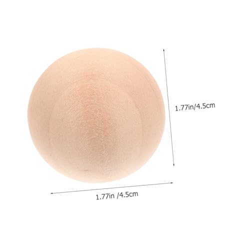 WEKAMOS 10 Stück Teiliges Naturbelassene Holzkugeln Massive Unbehandelte Holz bastelkugeln zum Bemalen und DIY für Kreative Holzprojekte und Dekorationen WEKAMOS 10 Stück Teiliges Naturbelassene Holzkugeln Massive Unbehandelte Holz bastelkugeln zum Bemalen und DIY für Kreative Holzprojekte und Dekorationen von WEKAMOS