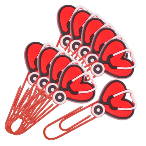 WEKAMOS 10 Stück Teiliges Niedliche Bunte Papierklammern als Lesezeichen Kleine Büroklammern für Schreibwaren Leicht Vielseitig für Schule Büro und Party Dekorative Bookmark Clips WEKAMOS 10 Stück Teiliges Niedliche Bunte Papierklammern als Lesezeichen Kleine Büroklammern für Schreibwaren Leicht Vielseitig für Schule Büro und Party Dekorative Bookmark Clips von WEKAMOS