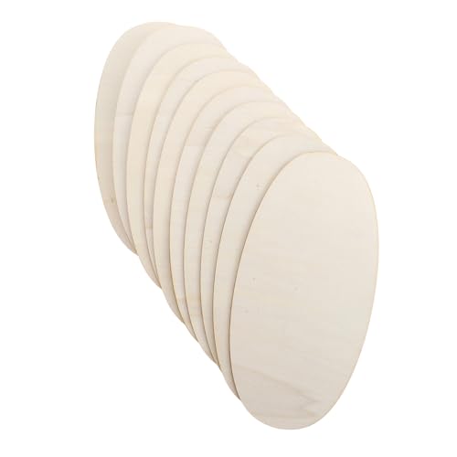 WEKAMOS 10 Stück Teiliges Ovale Holzscheiben aus Naturbelassenem Buchenholz Einzigartige DIY Holzplatten für Basteln Malerei Geschenkaufkleber für Hochzeit und Partydekoration WEKAMOS 10 Stück Teiliges Ovale Holzscheiben aus Naturbelassenem Buchenholz Einzigartige DIY Holzplatten für Basteln Malerei Geschenkaufkleber für Hochzeit und Partydekoration von WEKAMOS