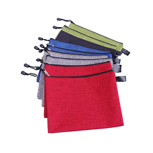 WEKAMOS 10 Stück Teiliges Oxford Dokumententaschen Wasserdichte Dicke Reißverschluss Aufbewahrungstaschen für Büro und Schule Robuste Portable Ordner Beutel in Zufälligen Zufällige Farbe WEKAMOS 10 Stück Teiliges Oxford Dokumententaschen Wasserdichte Dicke Reißverschluss Aufbewahrungstaschen für Büro und Schule Robuste Portable Ordner Beutel in Zufälligen Zufällige Farbe von WEKAMOS