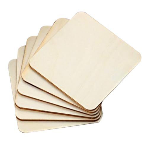 WEKAMOS 10 Stück Teiliges Quadratische Holzscheiben DIY Holz graffiti bretter Unbehandelte Robuste Bastel holzzuschnitte für Dekoration Malerei und Erwachsene für Kreative Handarbeiten WEKAMOS 10 Stück Teiliges Quadratische Holzscheiben DIY Holz graffiti bretter Unbehandelte Robuste Bastel holzzuschnitte für Dekoration Malerei und Erwachsene für Kreative Handarbeiten von WEKAMOS
