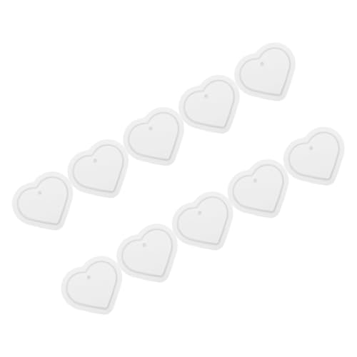 WEKAMOS 10 Stück Teiliges Silikonformen Herzform Flexible Epoxidharz Gießformen für DIY Schlüsselanhänger Anhänger und Schmuckherstellung Langlebig und Einfach zu Entformen für Kreative WEKAMOS 10 Stück Teiliges Silikonformen Herzform Flexible Epoxidharz Gießformen für DIY Schlüsselanhänger Anhänger und Schmuckherstellung Langlebig und Einfach zu Entformen für Kreative von WEKAMOS
