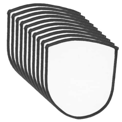 WEKAMOS 10 Stück Teiliges Sublimations patches zum Aufbügeln Weiße Blanko bügel flicken aus Vliesstoff Langlebig und Fest Genäht für DIY Kleidung Hüte Shirts Personalisierbar und WEKAMOS 10 Stück Teiliges Sublimations patches zum Aufbügeln Weiße Blanko bügel flicken aus Vliesstoff Langlebig und Fest Genäht für DIY Kleidung Hüte Shirts Personalisierbar und von WEKAMOS