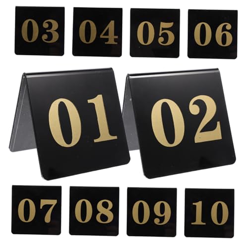 WEKAMOS 10 Stück Teiliges Tischnummern Förmig Doppelseitig Bedruckt Schwarz Goldene Zahlen für Hochzeit Restaurant Bankett Geburtstag Feier Sitzplatzkarten WEKAMOS 10 Stück Teiliges Tischnummern Förmig Doppelseitig Bedruckt Schwarz Goldene Zahlen für Hochzeit Restaurant Bankett Geburtstag Feier Sitzplatzkarten von WEKAMOS