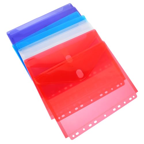 WEKAMOS 10 Stück Teiliges Transparente Dokumententaschen mit Löchern Wiederverwendbare PP Aktenhüllen in Mischfarben Leichter Organizer für Büro Schule und Zuhause Praktische Aufbewahrung WEKAMOS 10 Stück Teiliges Transparente Dokumententaschen mit Löchern Wiederverwendbare PP Aktenhüllen in Mischfarben Leichter Organizer für Büro Schule und Zuhause Praktische Aufbewahrung von WEKAMOS