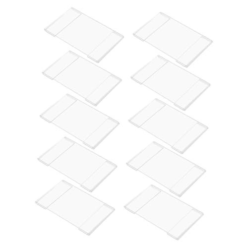 WEKAMOS 10 Stück Teiliges Transparenter Acryl Preisschildhalter Robust Langlebig Wiederverwendbar für Regaletiketten im Einzelhandel Praktische Preisschildanzeige WEKAMOS 10 Stück Teiliges Transparenter Acryl Preisschildhalter Robust Langlebig Wiederverwendbar für Regaletiketten im Einzelhandel Praktische Preisschildanzeige von WEKAMOS