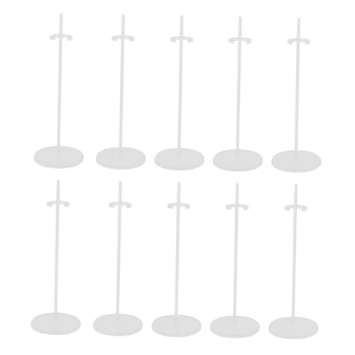 WEKAMOS 10 Stück Teiliges Transparenter Kunststoff Puppenständer Stabile Halter für Puppenmodelle Einfaches Display Geeignet für Erwachsenenspielzeug Vielseitig für Regal und Tisch von WEKAMOS