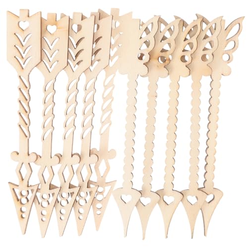 WEKAMOS 10 Stück Teiliges Unbehandelte Holz ausschnitte aus Naturbelassenem Holz DIY basteldekorationen zum Bemalen Verzieren und Individuellen Gestalten für Kreative Handwerksprojekte WEKAMOS 10 Stück Teiliges Unbehandelte Holz ausschnitte aus Naturbelassenem Holz DIY basteldekorationen zum Bemalen Verzieren und Individuellen Gestalten für Kreative Handwerksprojekte von WEKAMOS