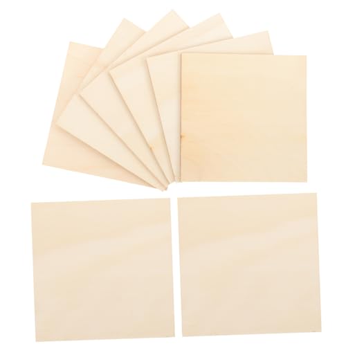 WEKAMOS 10 Stück Teiliges Unbehandelter Quadratischer Holzplatten für DIY Bastelprojekte Glatte Holzstücke ohne Splitter Natürliche Farbe Vielseitig für Kreative Handarbeiten und Malerei WEKAMOS 10 Stück Teiliges Unbehandelter Quadratischer Holzplatten für DIY Bastelprojekte Glatte Holzstücke ohne Splitter Natürliche Farbe Vielseitig für Kreative Handarbeiten und Malerei von WEKAMOS