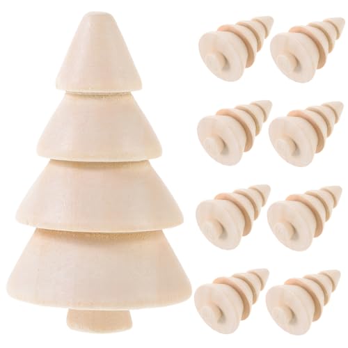 WEKAMOS 10 Stück Teiliges Unbemalter Holz Weihnachtsbäume DIY Bastelset für Natürliche Holzdekoration Kompakte Vielseitig Bemalbar Festliche Christbaumschmuck Adornments WEKAMOS 10 Stück Teiliges Unbemalter Holz Weihnachtsbäume DIY Bastelset für Natürliche Holzdekoration Kompakte Vielseitig Bemalbar Festliche Christbaumschmuck Adornments von WEKAMOS
