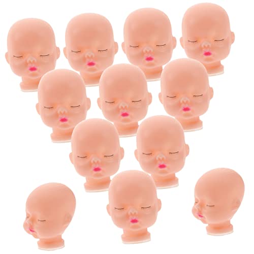 WEKAMOS 10 Stück Teiliges Vinyl Puppenköpfe für DIY Bastelprojekte Kleine Puppen Zubehörteile für Kreative Handarbeiten und Schlüsselanhänger für Puppenliebhaber WEKAMOS 10 Stück Teiliges Vinyl Puppenköpfe für DIY Bastelprojekte Kleine Puppen Zubehörteile für Kreative Handarbeiten und Schlüsselanhänger für Puppenliebhaber von WEKAMOS