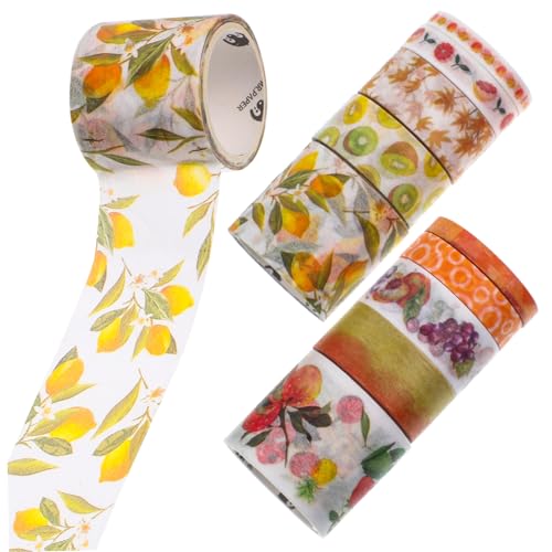 WEKAMOS 10 Stück Teiliges Washi Tape Dünn Dekoratives Klebeband für Scrapbooking DIY Basteln Geschenkverpackung mit Ästhetischen Vintage Mustern Umweltfreundlich und Leicht Ablösbar WEKAMOS 10 Stück Teiliges Washi Tape Dünn Dekoratives Klebeband für Scrapbooking DIY Basteln Geschenkverpackung mit Ästhetischen Vintage Mustern Umweltfreundlich und Leicht Ablösbar von WEKAMOS