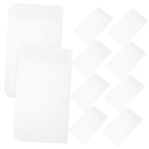 WEKAMOS 10 Stück Transparent Dokumententaschen Wasserdichte Aufbewahrung für Quittungen Kontoauszüge Geldumschläge Strapazierfähige Binder Hüllen für Büro Zuhause WEKAMOS 10 Stück Transparent Dokumententaschen Wasserdichte Aufbewahrung für Quittungen Kontoauszüge Geldumschläge Strapazierfähige Binder Hüllen für Büro Zuhause von WEKAMOS