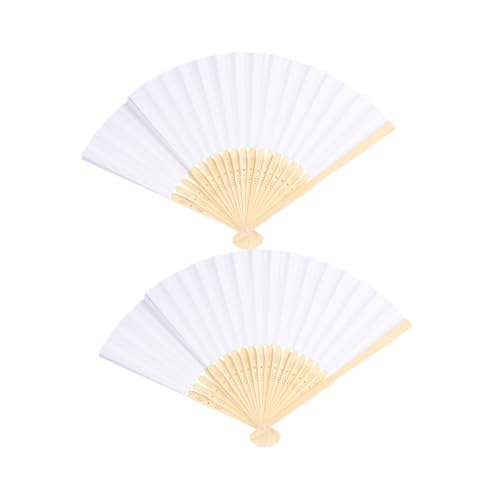 WEKAMOS 10 Stück Weiße Faltbare Handfächer Leere Chinesische Fächer für DIY Malzubehör für Partys und Bastelprojekte Weiß WEKAMOS 10 Stück Weiße Faltbare Handfächer Leere Chinesische Fächer für DIY Malzubehör für Partys und Bastelprojekte Weiß von WEKAMOS