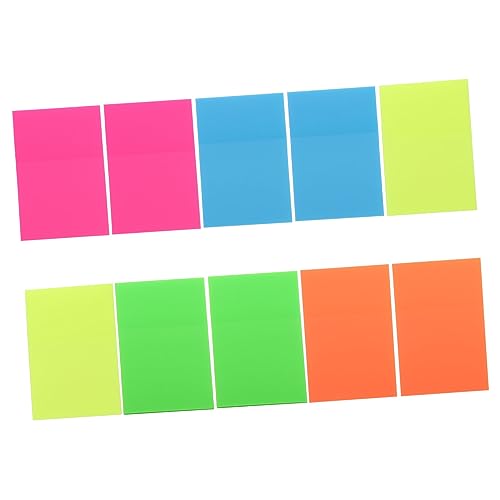 WEKAMOS 10 Stück Wiederverwendbare Pack Selbstklebend für Büro Schule und Zuhause Klare Notizen für Wichtige Erinnerungen WEKAMOS 10 Stück Wiederverwendbare Pack Selbstklebend für Büro Schule und Zuhause Klare Notizen für Wichtige Erinnerungen von WEKAMOS