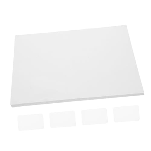 WEKAMOS 100 Blatt Etikettenaufkleber Adressetiketten Für Drucker Versandetiketten Klebetiketten Versandklebeband Adressetiketten Für Den Versand Klebeetiketten Adressaufkleber Papier Weiß von WEKAMOS