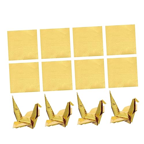 WEKAMOS 100 Blatt Quadratisches DIY Origami Papier Gold Einseitiges Bastelpapier für Kunst und Handwerk für Kreative Projekte und Kinderinteraktion WEKAMOS 100 Blatt Quadratisches DIY Origami Papier Gold Einseitiges Bastelpapier für Kunst und Handwerk für Kreative Projekte und Kinderinteraktion von WEKAMOS