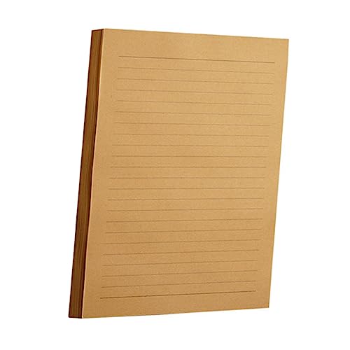 WEKAMOS 100 Blatt Vintage Briefpapier Kraftpapier für Briefe Notizen und für Dankesbriefe Gedichte Liebesnotizen und Mehr WEKAMOS 100 Blatt Vintage Briefpapier Kraftpapier für Briefe Notizen und für Dankesbriefe Gedichte Liebesnotizen und Mehr von WEKAMOS