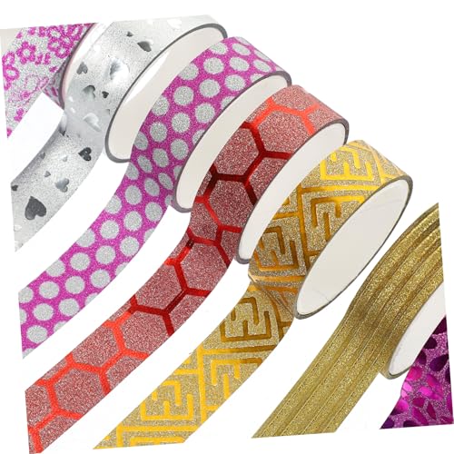 WEKAMOS 100 Rollen Bunte Glitter Washi Tape Set Dekoratives DIY Klebeband für Scrapbooking Handbuch Notizbuch und Geschenkverpackung Farbige Muster Vielseitig für Basteln und Planung WEKAMOS 100 Rollen Bunte Glitter Washi Tape Set Dekoratives DIY Klebeband für Scrapbooking Handbuch Notizbuch und Geschenkverpackung Farbige Muster Vielseitig für Basteln und Planung von WEKAMOS