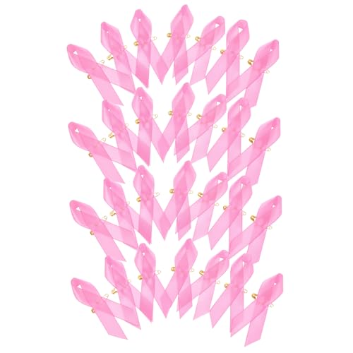 WEKAMOS 100 Stück Abnehmbare Rosa Brustkrebs bewusstseins schleifen Pins Portable Leicht zu Befestigen Helle Farbe Zierliches Design als Geschenk für Frauen und Krebspatienten WEKAMOS 100 Stück Abnehmbare Rosa Brustkrebs bewusstseins schleifen Pins Portable Leicht zu Befestigen Helle Farbe Zierliches Design als Geschenk für Frauen und Krebspatienten von WEKAMOS