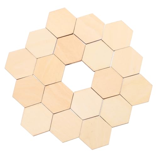 WEKAMOS 100 Stück Buchenholz Sechseckige Holzformen Ornamente für DIY Bastelprojekte Hochzeit Geburtstag Weihnachtsdekorationen Kleine Holzstücke zum Bemalen und Verzieren WEKAMOS 100 Stück Buchenholz Sechseckige Holzformen Ornamente für DIY Bastelprojekte Hochzeit Geburtstag Weihnachtsdekorationen Kleine Holzstücke zum Bemalen und Verzieren von WEKAMOS