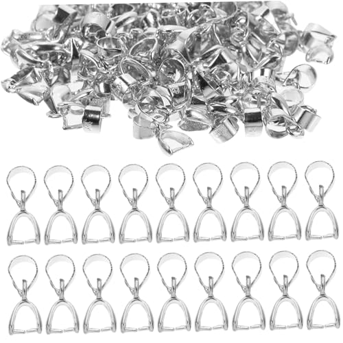 WEKAMOS 100 Stück DIY Schmuck Anhänger Verschluss Quetschverschluss Kettenverbinder für Halsketten und Armbänder Einfache Handhabung Vielseitig Einsetzbar für Perlen Gläser Edelsteine und WEKAMOS 100 Stück DIY Schmuck Anhänger Verschluss Quetschverschluss Kettenverbinder für Halsketten und Armbänder Einfache Handhabung Vielseitig Einsetzbar für Perlen Gläser Edelsteine und von WEKAMOS