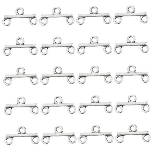 WEKAMOS 100 Stück DIY Schmuckverschlüsse für Halsketten und Armbänder Langlebige Verbindungselemente in Antik silber für Basteldraht und Kreative Schmuckherstellung WEKAMOS 100 Stück DIY Schmuckverschlüsse für Halsketten und Armbänder Langlebige Verbindungselemente in Antik silber für Basteldraht und Kreative Schmuckherstellung von WEKAMOS