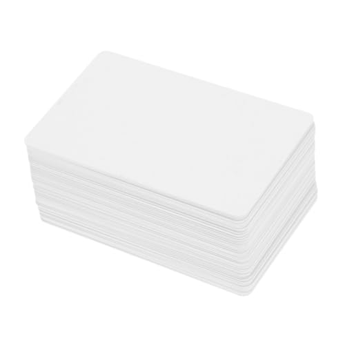 WEKAMOS 100 Stück Doppelseitige Weiße Pvc karten zum Bedrucken Blanko Visitenkarten aus Kunststoff Reißfest Glatte Oberfläche Geeignet für Tintenstrahldrucker Professionelle WEKAMOS 100 Stück Doppelseitige Weiße Pvc karten zum Bedrucken Blanko Visitenkarten aus Kunststoff Reißfest Glatte Oberfläche Geeignet für Tintenstrahldrucker Professionelle von WEKAMOS
