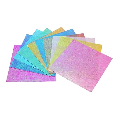 WEKAMOS 100 Stück Glänzendes Origami Papier Schillernde Bastelbögen für DIY Handwerk Papierkraniche und Dekoration Farben WEKAMOS 100 Stück Glänzendes Origami Papier Schillernde Bastelbögen für DIY Handwerk Papierkraniche und Dekoration Farben von WEKAMOS