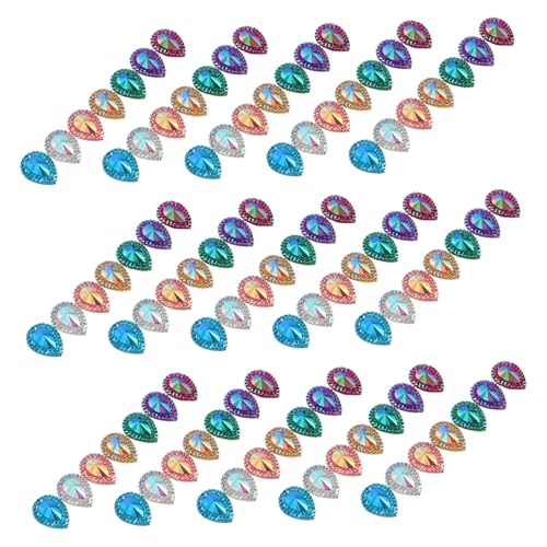 WEKAMOS 100 Stück Glitzernde Wassertröpfchen Strasssteine Resin für DIY Schmuckherstellung Hochzeitsdekorationen Aufnähen Kleidung Taschen und Schuhe WEKAMOS 100 Stück Glitzernde Wassertröpfchen Strasssteine Resin für DIY Schmuckherstellung Hochzeitsdekorationen Aufnähen Kleidung Taschen und Schuhe von WEKAMOS
