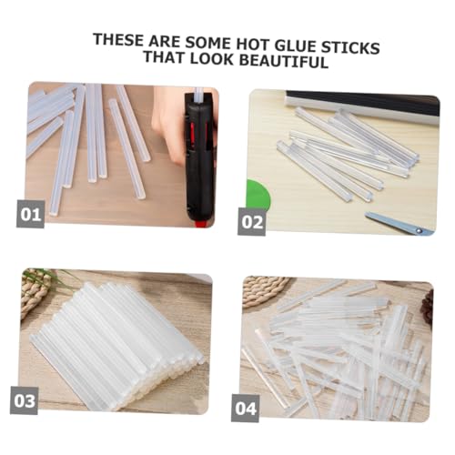 WEKAMOS 100 Stück Heißklebesticks Hochtemperatur Eva Klebestifte Transparent Stark Klebend Für DIY Basteln Elektronik Verpackung Reparatur von WEKAMOS