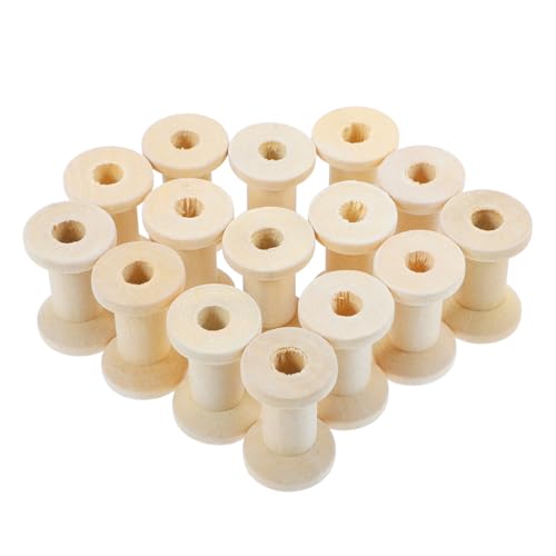 WEKAMOS 100 Stück Holzspulen zum Nähen und Sticken Natürliche Garnhalter für Haushalt DIY Bastelprojekte Minimalistische Fadenaufbewahrung Großzügige Menge für Mehrere Anwendungen WEKAMOS 100 Stück Holzspulen zum Nähen und Sticken Natürliche Garnhalter für Haushalt DIY Bastelprojekte Minimalistische Fadenaufbewahrung Großzügige Menge für Mehrere Anwendungen von WEKAMOS