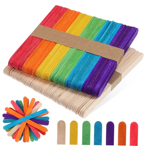 WEKAMOS 100 Stück Holzstäbe zum Basteln Naturfarbene Bunte Holzstäbchen Robuste DIY Holzspatel für Originelles Gestalten Glatte Oberfläche Vielseitig für Kunstprojekte Handwerk WEKAMOS 100 Stück Holzstäbe zum Basteln Naturfarbene Bunte Holzstäbchen Robuste DIY Holzspatel für Originelles Gestalten Glatte Oberfläche Vielseitig für Kunstprojekte Handwerk von WEKAMOS