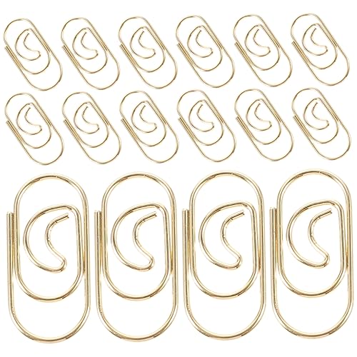 WEKAMOS 100 Stück Mini Mond Papierklammern Dekorative Büroklammern Metall Clips für Dokumente Multifunktional für Büro und Zuhause Goldfarbe WEKAMOS 100 Stück Mini Mond Papierklammern Dekorative Büroklammern Metall Clips für Dokumente Multifunktional für Büro und Zuhause Goldfarbe von WEKAMOS