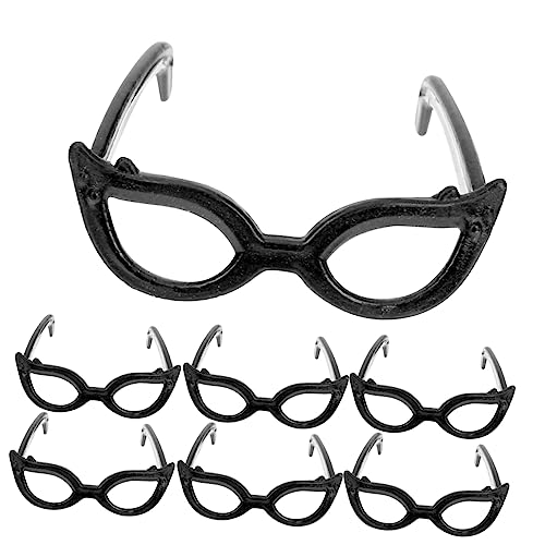 WEKAMOS 100 Stück Mini-brillenspielzeug Hoch Gläser Mein Für Puppe Winzige Brille Miniaturbrille Brille Accessoire Brille Plastik Schwarz WEKAMOS 100 Stück Mini-brillenspielzeug Hoch Gläser Mein Für Puppe Winzige Brille Miniaturbrille Brille Accessoire Brille Plastik Schwarz von WEKAMOS
