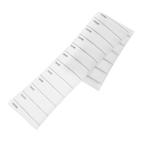 WEKAMOS 100 Stück Namensetiketten für Kleidung DIY Beschreibbare Textiletiketten für Senioren Waschbare Dekorative Kleidungsetiketten aus Polyester und Baumwolle WEKAMOS 100 Stück Namensetiketten für Kleidung DIY Beschreibbare Textiletiketten für Senioren Waschbare Dekorative Kleidungsetiketten aus Polyester und Baumwolle von WEKAMOS