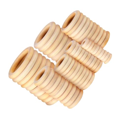 WEKAMOS 100 Stück Naturbelassene Holzringe in Robuste DIY holzring sets für Vorhänge Basteln Schmuckherstellung und Haushaltszubehör Vielseitige Unvollendete Holzkreise für Kreative WEKAMOS 100 Stück Naturbelassene Holzringe in Robuste DIY holzring sets für Vorhänge Basteln Schmuckherstellung und Haushaltszubehör Vielseitige Unvollendete Holzkreise für Kreative von WEKAMOS