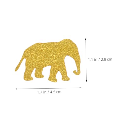 WEKAMOS 100 Stück Party Konfetti Hawaii Dschungel mit Monstera und Tier Mustern Bunte Glitzernde Geburtstagsdeko Streudeko für Feier Sichere Papierstreusel mit Runden Scheiben Festliche von WEKAMOS