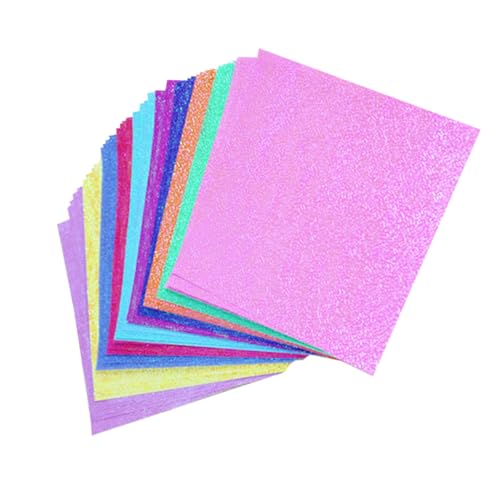 WEKAMOS 100 Stück Pearlescent Origami Papier Schimmerndes DIY Bastelpapier für Karten Scrapbooking Faltpapier Buntes Stabiles Handmade Papier für Kreative Kunstprojekte Zufällige Farbe WEKAMOS 100 Stück Pearlescent Origami Papier Schimmerndes DIY Bastelpapier für Karten Scrapbooking Faltpapier Buntes Stabiles Handmade Papier für Kreative Kunstprojekte Zufällige Farbe von WEKAMOS