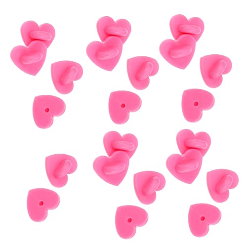 WEKAMOS 100 Stück Pin Rückseiten Herz Brosche Verschluss DIY Zubehör für Anstecknadeln und Abzeichen und Sicher für Schmuckherstellung und Kreative Projekte WEKAMOS 100 Stück Pin Rückseiten Herz Brosche Verschluss DIY Zubehör für Anstecknadeln und Abzeichen und Sicher für Schmuckherstellung und Kreative Projekte von WEKAMOS