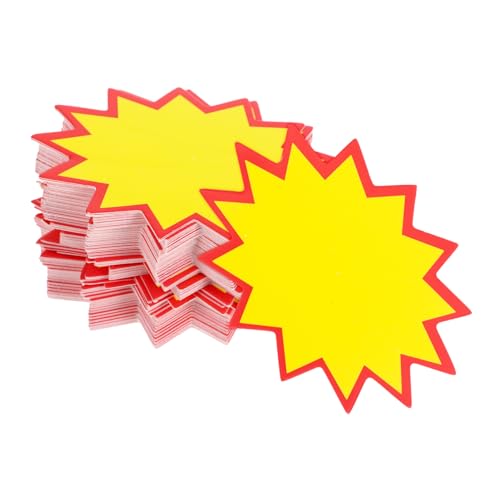 WEKAMOS 100 Stück Preisetiketten Robuste Klare Verkaufszeichen für Einzelhandel Supermärkte und Geschäfte Leicht Beschreibbare Leuchtende Preisschilder für Effektive Werbung WEKAMOS 100 Stück Preisetiketten Robuste Klare Verkaufszeichen für Einzelhandel Supermärkte und Geschäfte Leicht Beschreibbare Leuchtende Preisschilder für Effektive Werbung von WEKAMOS
