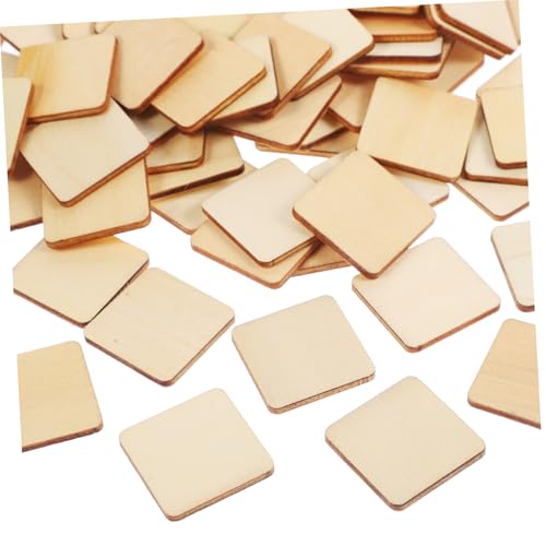 WEKAMOS 100 Stück Quadratische Holzblöcke Naturbelassen Stabile Holzausschnitte für DIY Bastelprojekte Bemalbare Kleine Holzstücke für Kreative Handarbeiten und Spielsteine WEKAMOS 100 Stück Quadratische Holzblöcke Naturbelassen Stabile Holzausschnitte für DIY Bastelprojekte Bemalbare Kleine Holzstücke für Kreative Handarbeiten und Spielsteine von WEKAMOS
