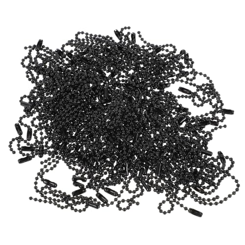 WEKAMOS 100 Stück Runde Perlenketten Metall DIY Anhängerkette für Hundemarken Flaschenanhänger und Mehr Rostfrei und Langlebig Verbindungshaken für Dekoration und Schmuckherstellung WEKAMOS 100 Stück Runde Perlenketten Metall DIY Anhängerkette für Hundemarken Flaschenanhänger und Mehr Rostfrei und Langlebig Verbindungshaken für Dekoration und Schmuckherstellung von WEKAMOS